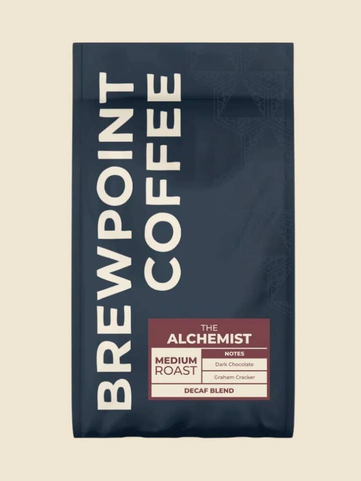 The Alchemist: Decaf Blend Coffee for wholesale by Brewpoint Coffee