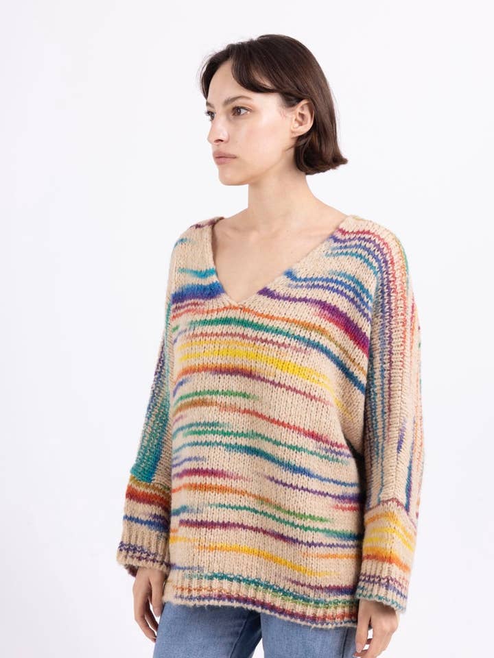 LINEN & COTTON HOUSE - Wholesale Knit Sweater - Women's - 6052 FALL WINTER CLOTHING sweater