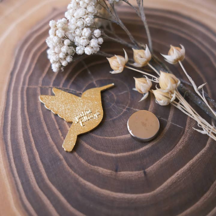 Justine Gilbuena - Wholesale Embroidery/Cross Stitch Supplies - Hummingbird Needle Minder ✦ with clear bag ✦5