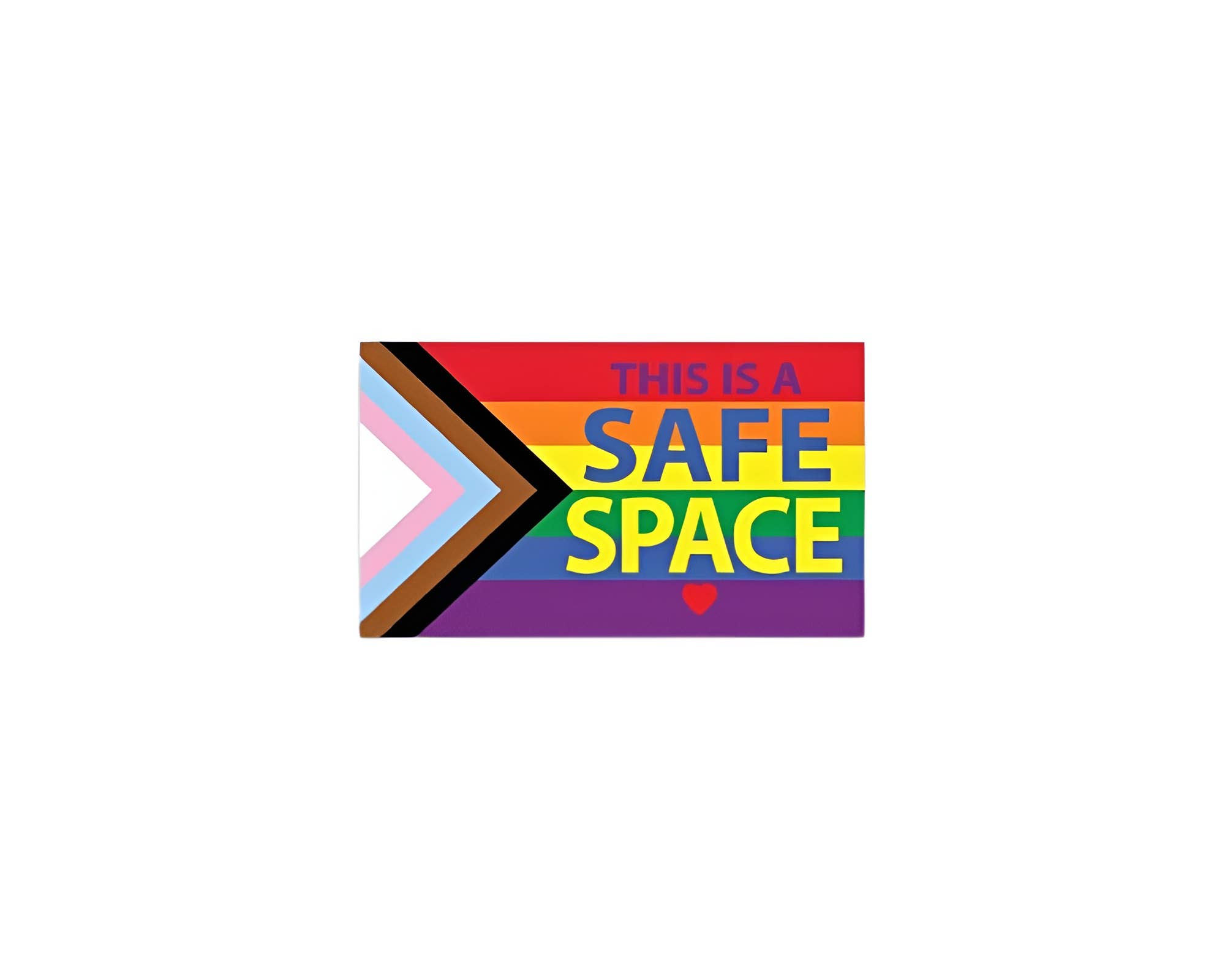 The Awareness Company - Wholesale Sticker - Daniel Quasar Safe Space Rainbow Flag Decals