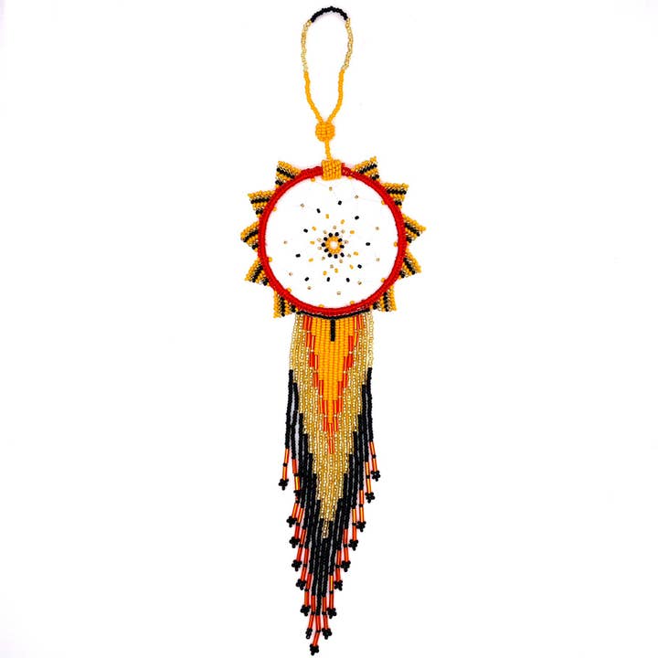 Orange Sun Dreamcatcher voor wholesale door KAQCHI