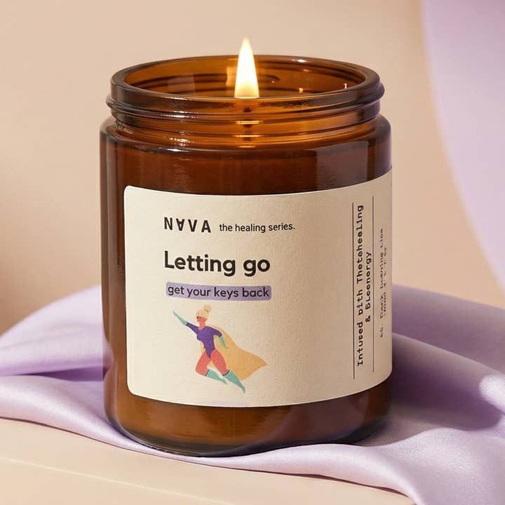 Duftkerze aus Bio-Sojawachs – Loslassen für den Großhandel von NAVA