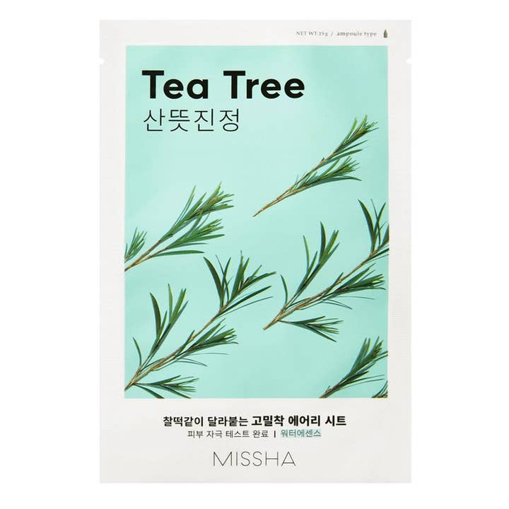 MISSHA Airy Fit Sheet Maske Tea Tree 20g for engroshandel hos SKEEN