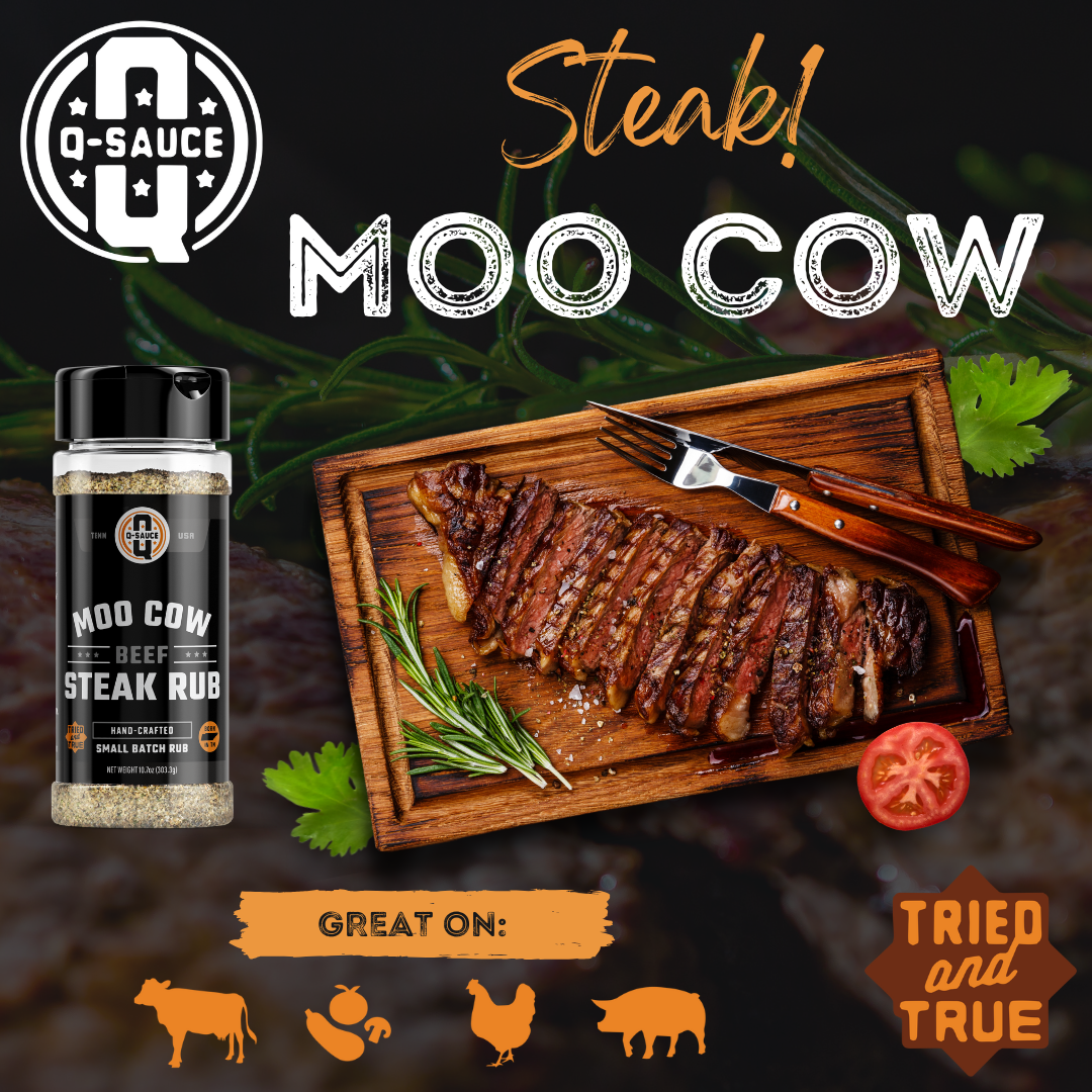 Q Sauce - Wholesale Rub - Moo Cow Steak Rub2