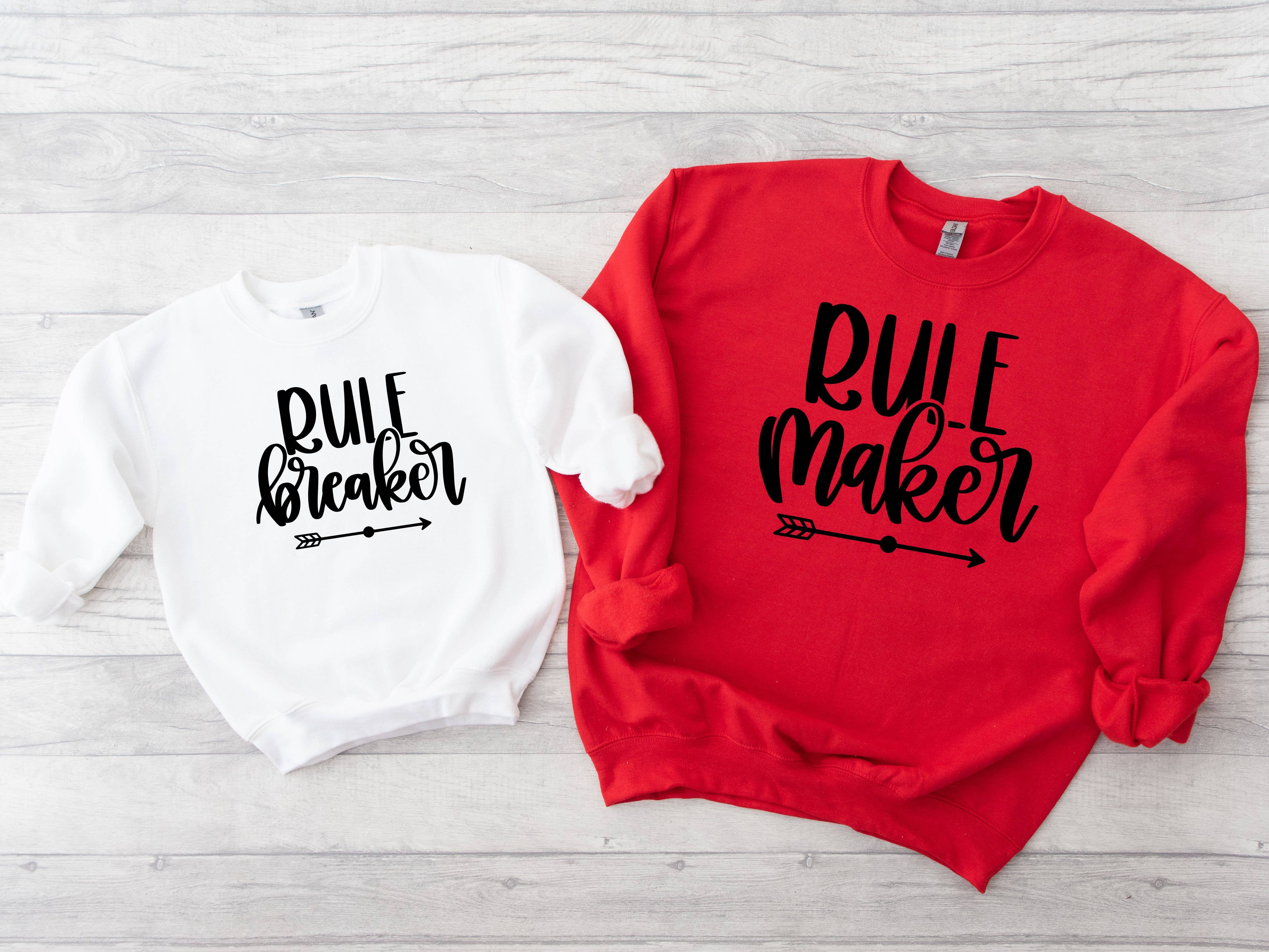 Llum del Sol - Venta al por mayor Conjunto de mamá y bebé - Conjunto de suéteres para mamá e hijo: Hacedora y Rompedora de Reglas5