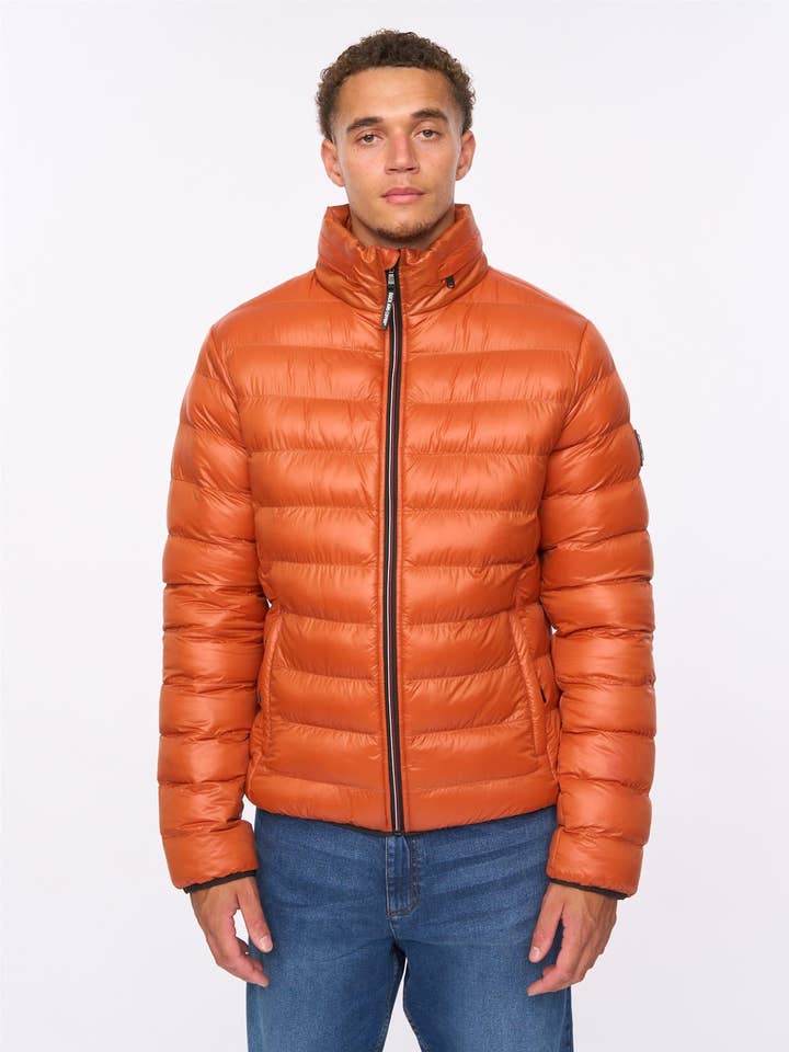 Shemmy Two Steppjacke Orange für den Großhandel von Duck and Cover