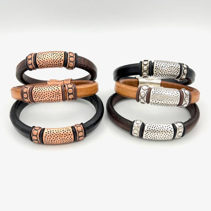 Bracelet WI Lochsa pour la vente par Montana Leather Designs