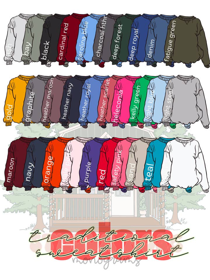 Stella Rose Monograms - Wholesale Sweatshirt - Women's - Florida State Stamps Appliqué Embroidered SWEATSHIRTS2