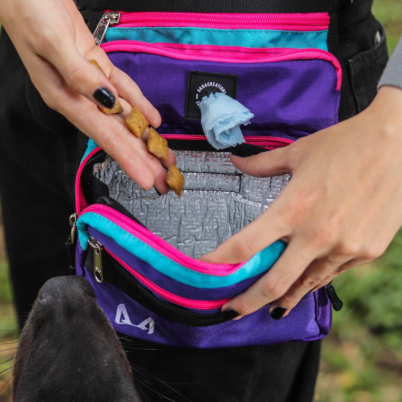 AkraCreations - Wholesale Pet Treat Bag - Dog - Slim Fit Thigh Treat Bag – Dog Training Pouch19