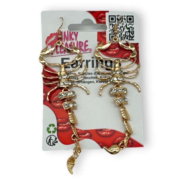 Kinky Pleasure - Wholesale Hangende/ronde oorbellen - Kinky Pleasure - S042 - Earrings - Scorpion Deluxe