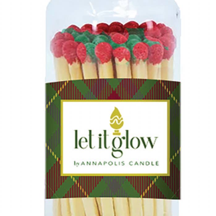 Fósforos Engarrafados - Let it Glow por atacado de Annapolis Candle