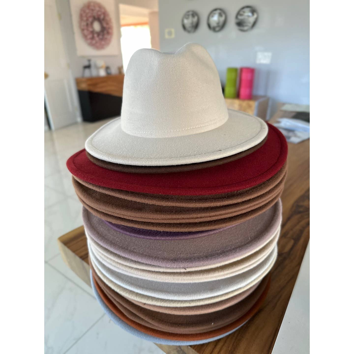 One and Only Accessories - Wholesale Fedora - Women's - Painting or decorating hats-12- Pcs Assorted Packs2