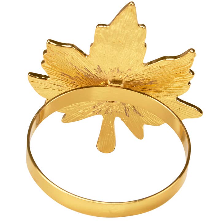 Primitives by Kathy - Wholesale Napkin Ring - Gold Leaf Napkin Ring