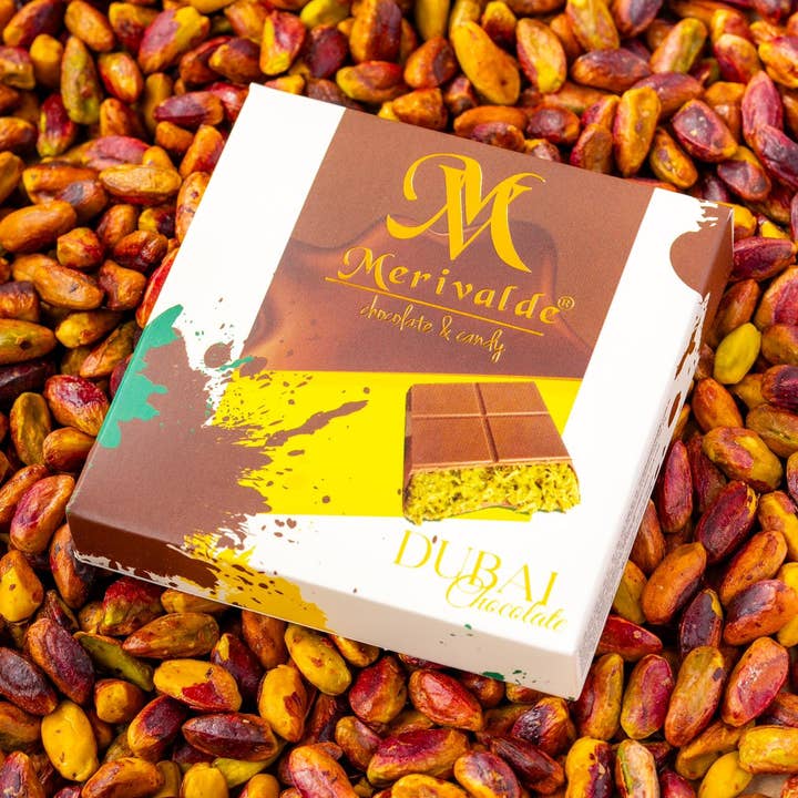 schutzoutlet – Großhandel Schokolade – 100g Merivalde Premium Dubai Schokolade