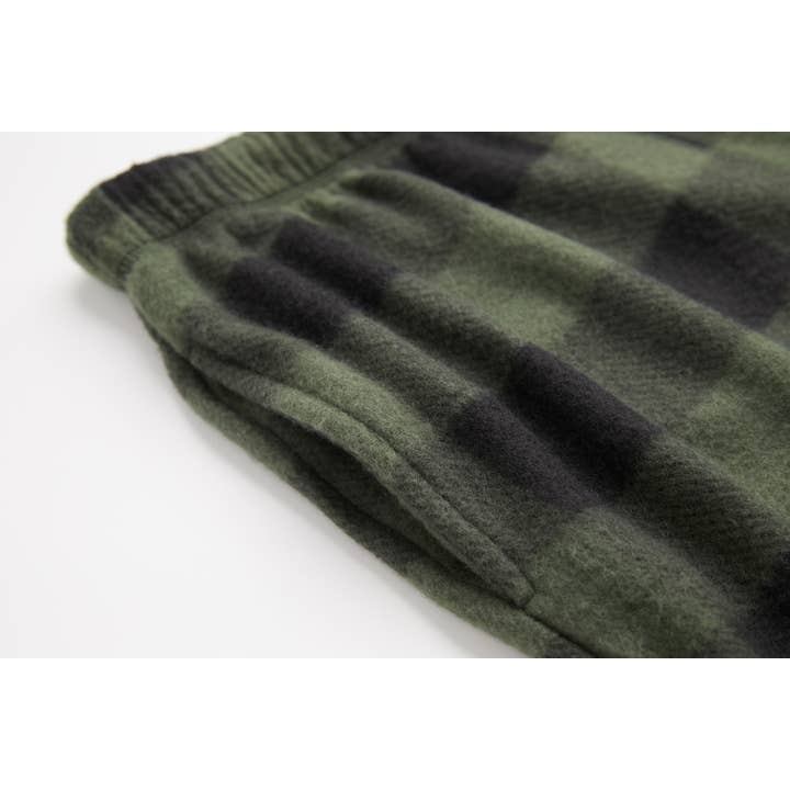 LeeHanTon - Wholesale Sleepwear Bottom - Men's - LeeHanTon Men's Plaid Fleece Pajama Pant4