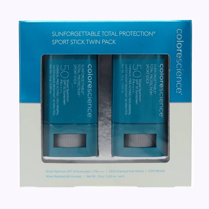 Colorescience Total Protection Sport Stick SPF 50 Twin Pack for wholesale by Dermstreet