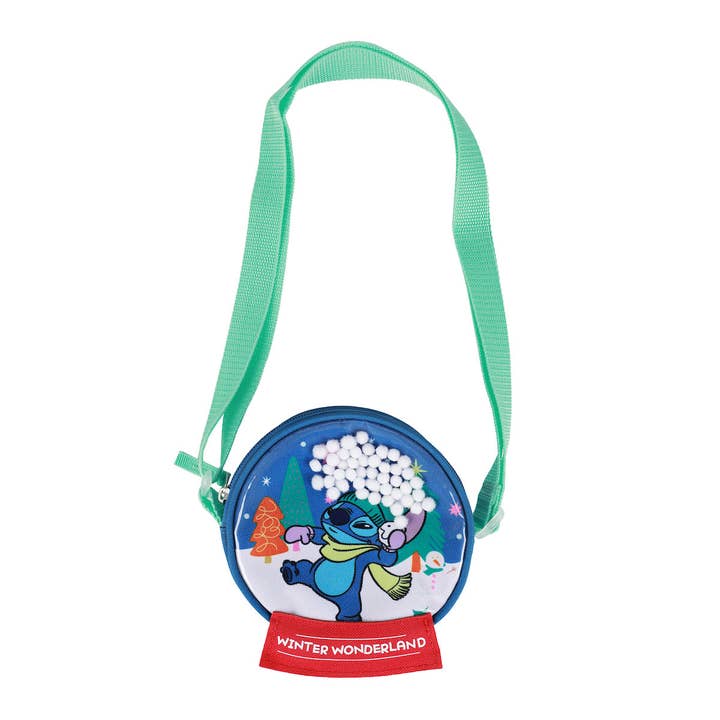 Disney's Stitch Snowglobe Winter Wonderland 5.5" Crossbody Bag and other Purchase Wholesale autumn snow globe. Free Returns & Net 60 Terms on Faire trending on Faire.