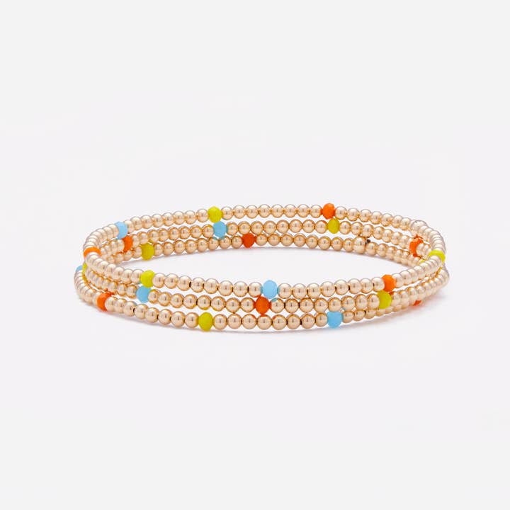 22 Jewelry - Wholesale Anklet - ELSA RAINBOW ANKLET 3MM3