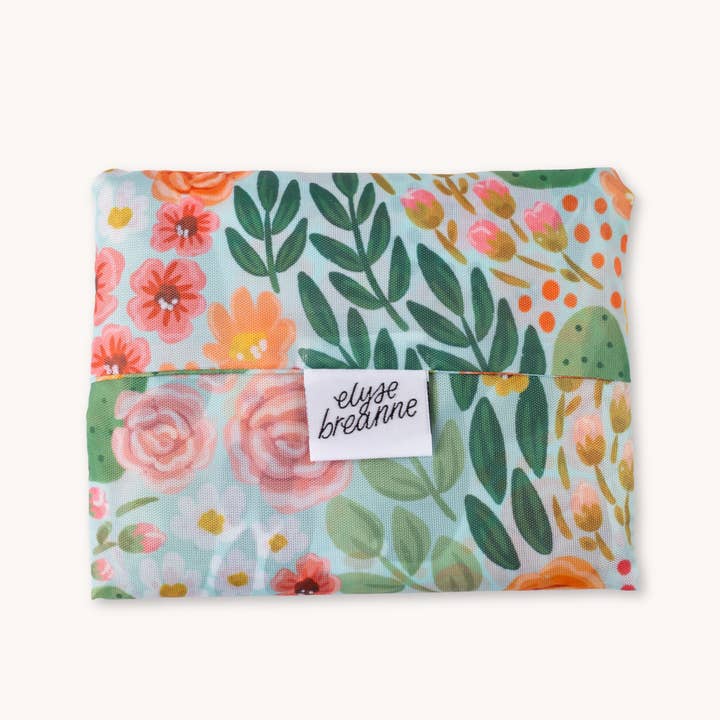 Elyse Breanne Design - Wholesale Grocery/Shopping Bag - Cactus Blooms Reusable Bag2