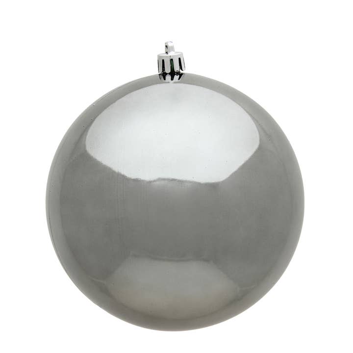 Vickerman 2.75" Pewter Shiny Ball Ornament, 12 per Bag for wholesale by Vickerman