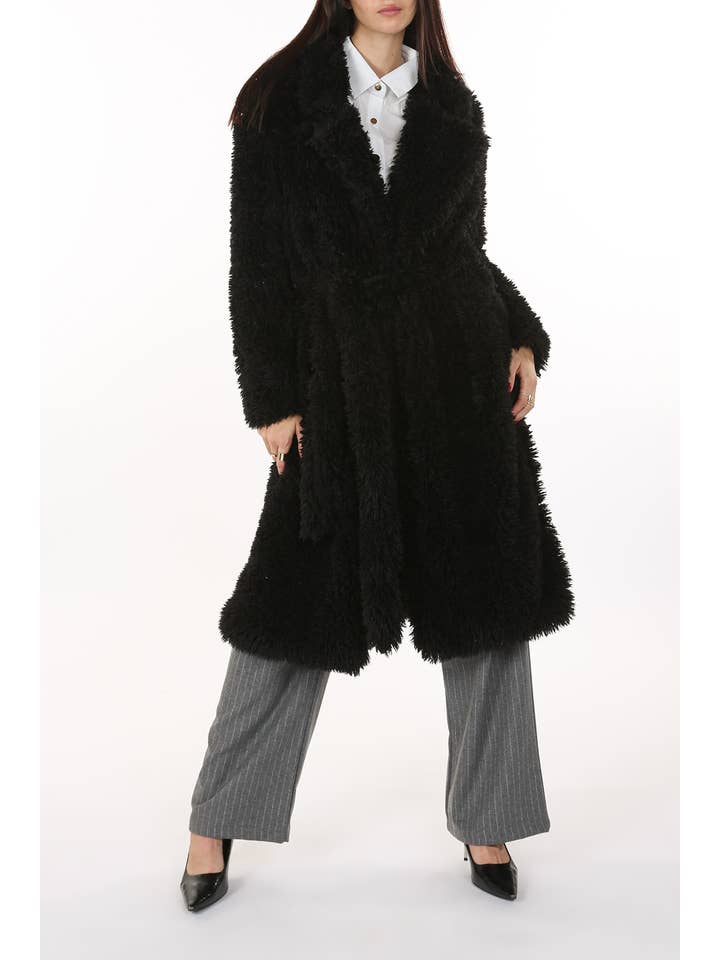Beulah Style - Wholesale Fur/Faux Fur Coat - Women's - Fuzzy Teddy Fur Coat MM40769