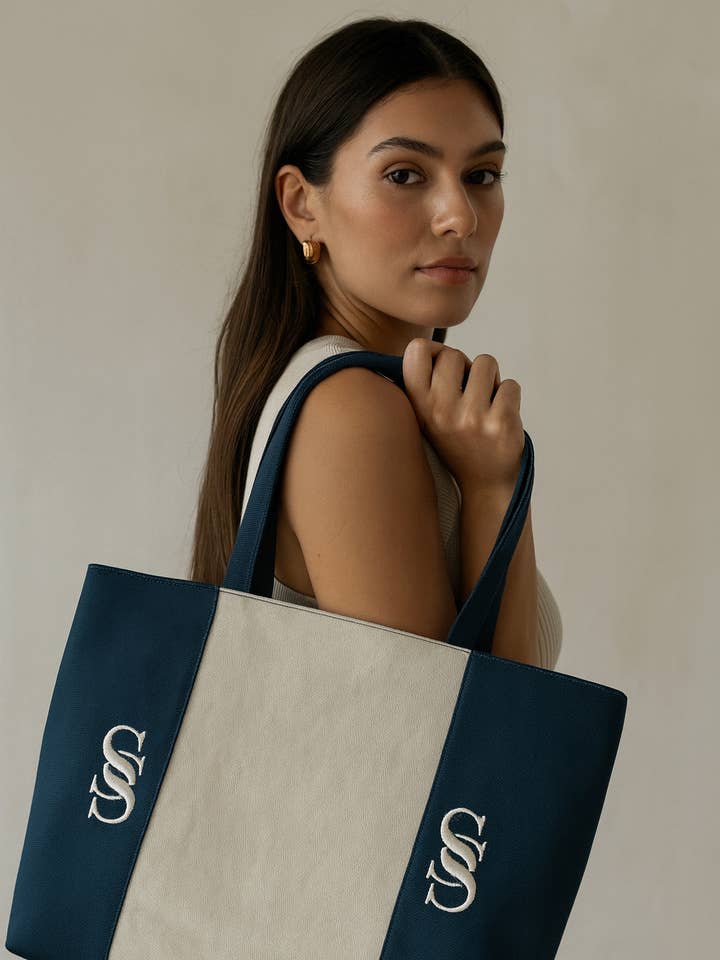 Sam Steven Canvas Tote Bag for wholesale by Sam Steven