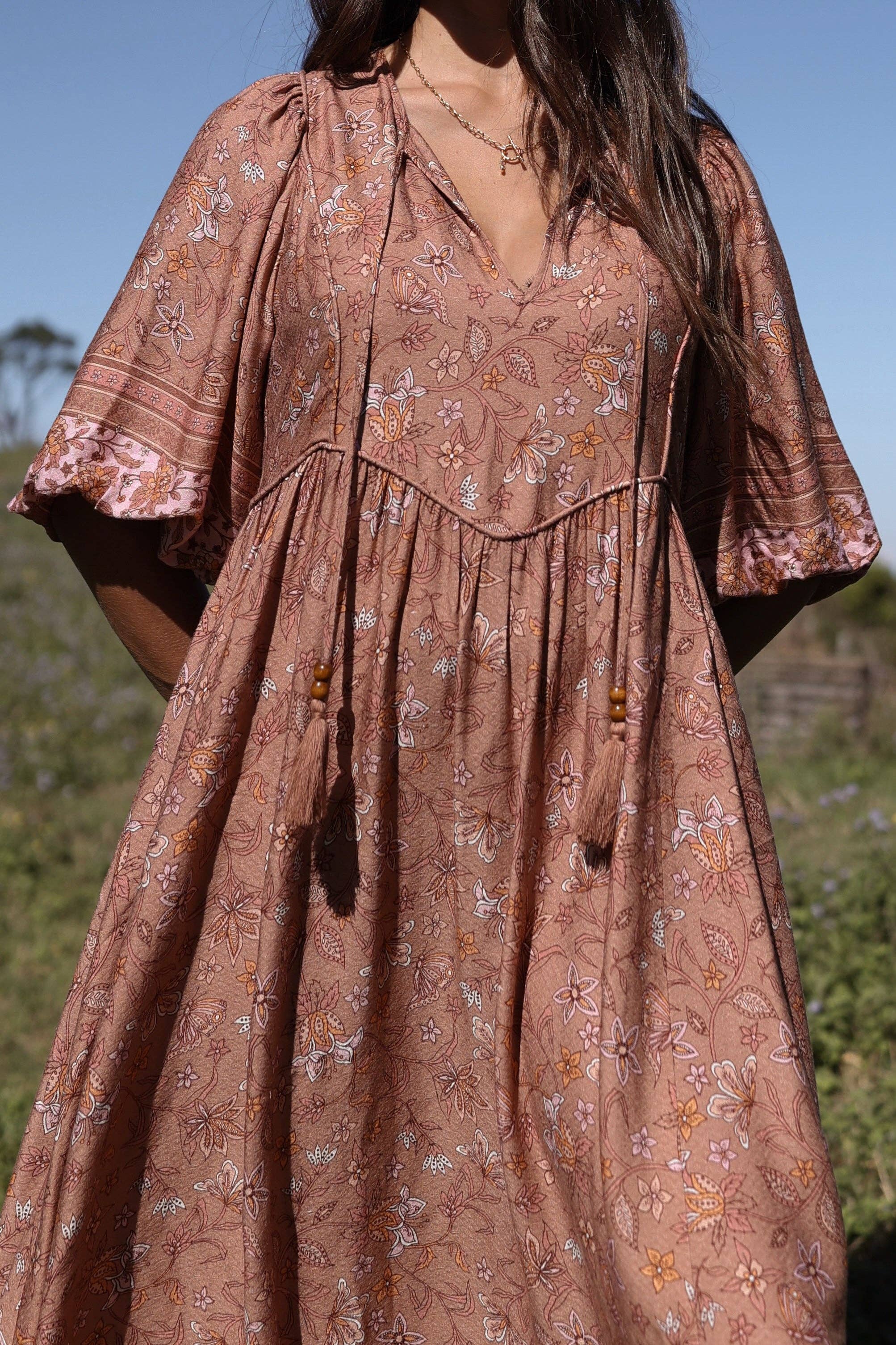 Coven and Co - Venta al por mayor Vestido - Mujer - Vestido Midi Woodland8