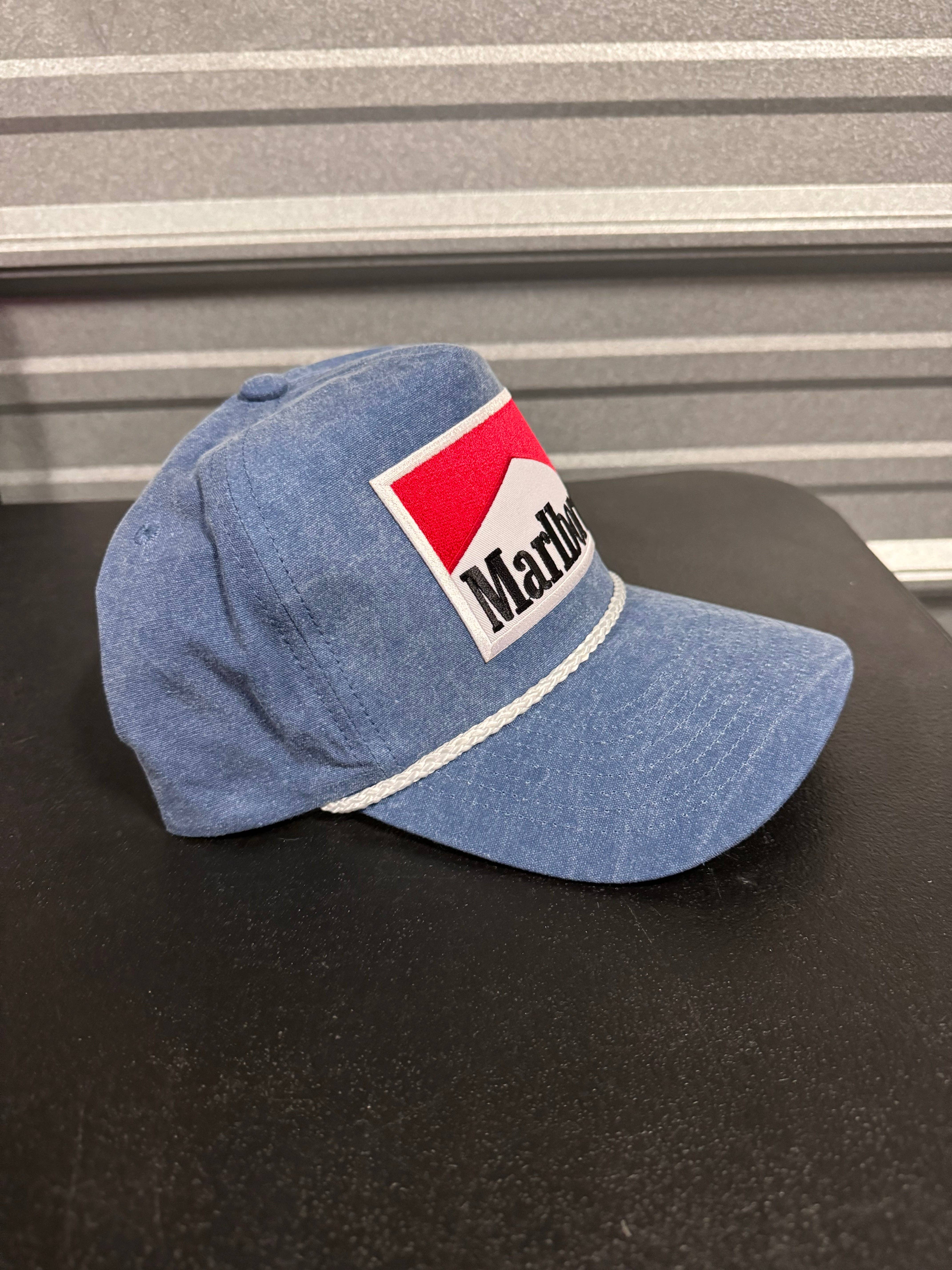 River Bent Hat Co. - Wholesale Trucker Hat - Unisex - Marlboro Blue Denim Trucker5