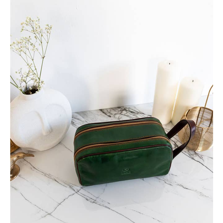 Time Resistance - Wholesale Make-up tas/toilettas - Leren Cosmetica Tas Dopp Kit - All the Kings Men35