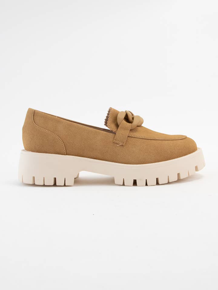 CCOCCI - Venta al por mayor Mocasines - Mujer - MOCASINES MADISON CON SUELA DE LENGÜETA Y DETALLE DE CADENA GRUESA CON ACABADO MATE19