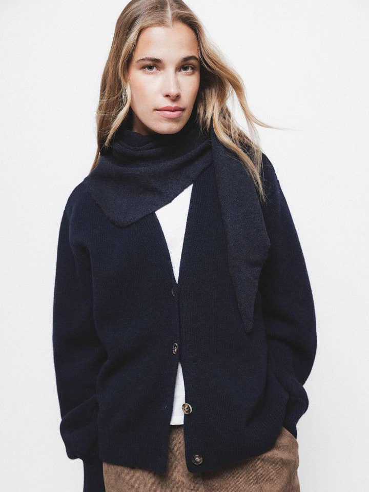 Effen Gebreid Vest (431976-47) voor wholesale door Lanidor