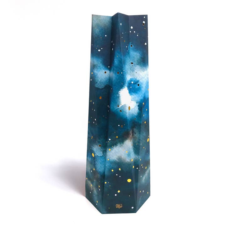 Card & Vase in One - Large - Dazzling Sky for wholesale by Happy Whatever