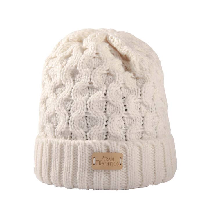 Aran Traditions - Wholesale Beanie - Women's - Aran Cable Knit Beanie Hat
