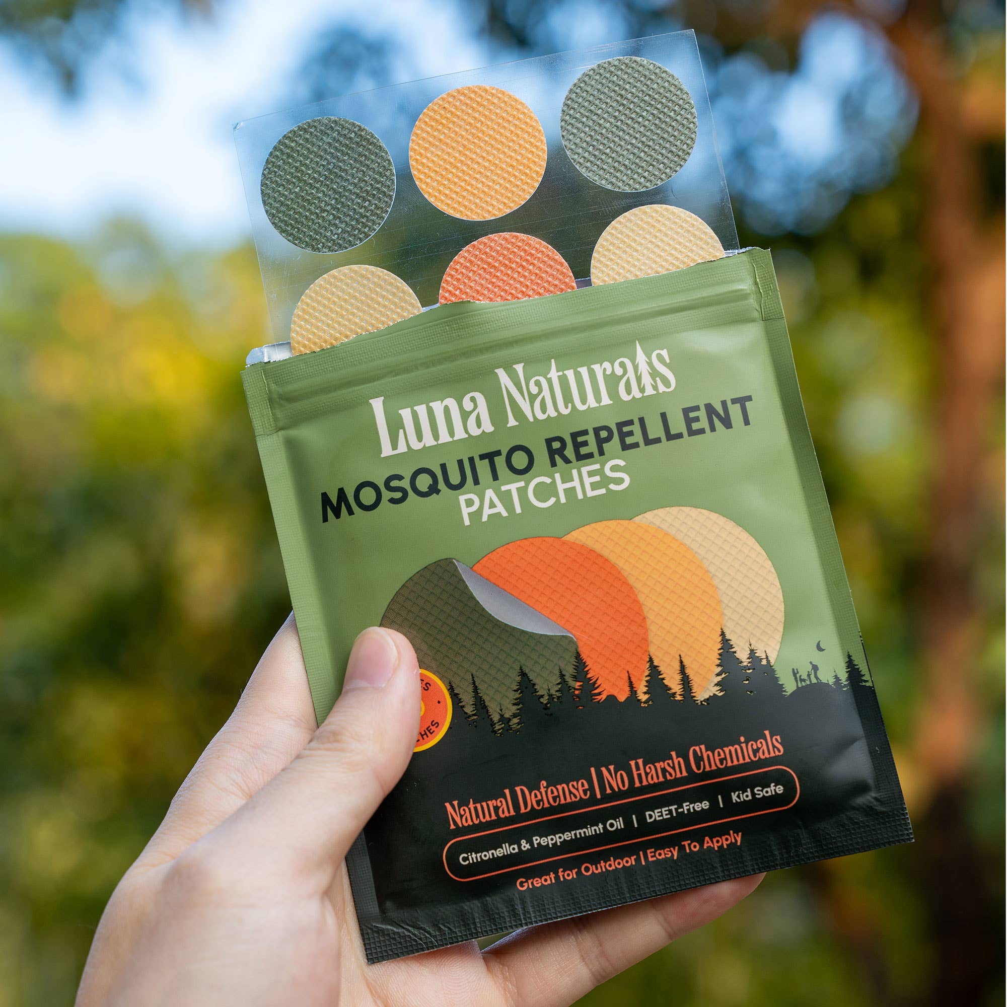 Luna Naturals - Wholesale Insect Repellent - Mosquito Repellent Patches | Fresh & Herbal | 90 Pack1