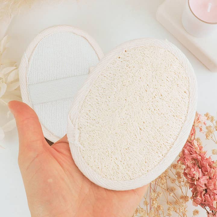 Loofah Pack of 2 discs - Feel Natural for wholesale by FRENCH TENDANCE