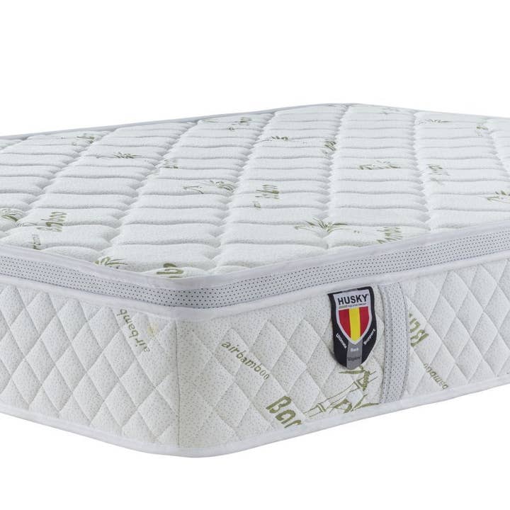 Husky® Furniture and Mattresses - Vente Lit - Husky® Kingdom — Ressorts ensachés HD, Housse en bambou - Matelas