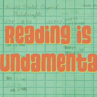 Läsning är grundläggande vykort för wholesale av Confetti Moon