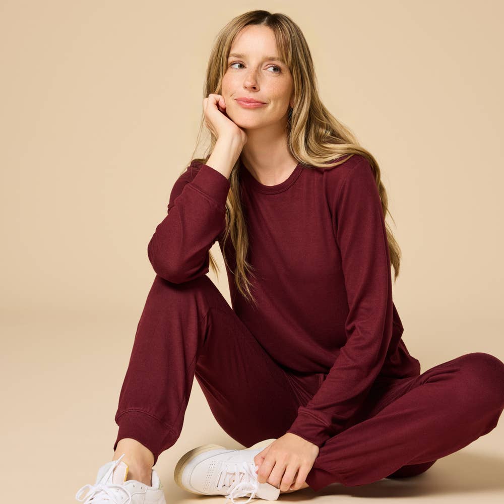 Softies - Wholesale Lounge Set - Women's - Women's Cloud Soft Dream Crew Neck Lounge Set - Oprah's Fave5