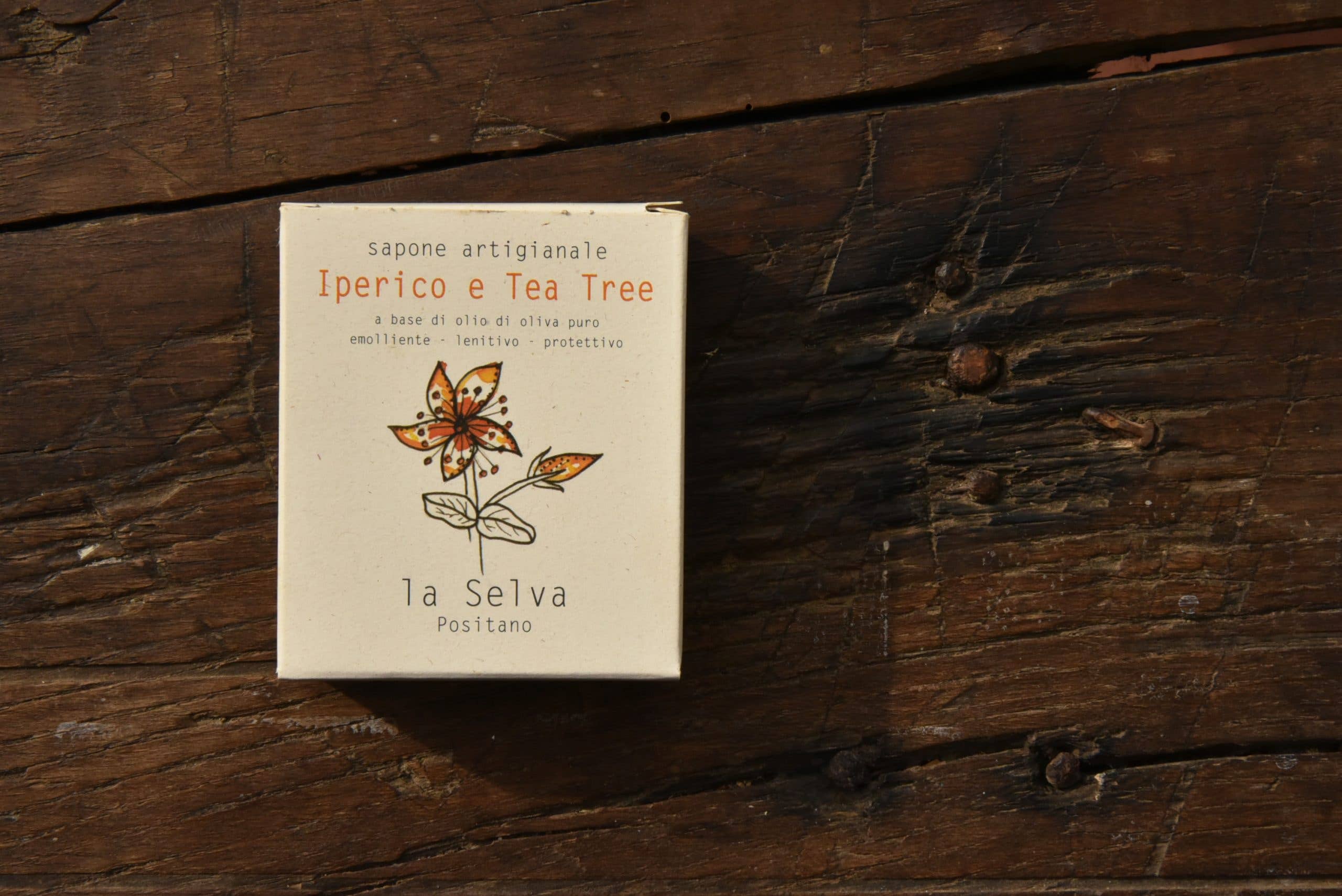 La Selva Positano Cosmetici Naturali - Wholesale Bar Soap - HYPERERIC AND TEA TREE SOLID SOAP2