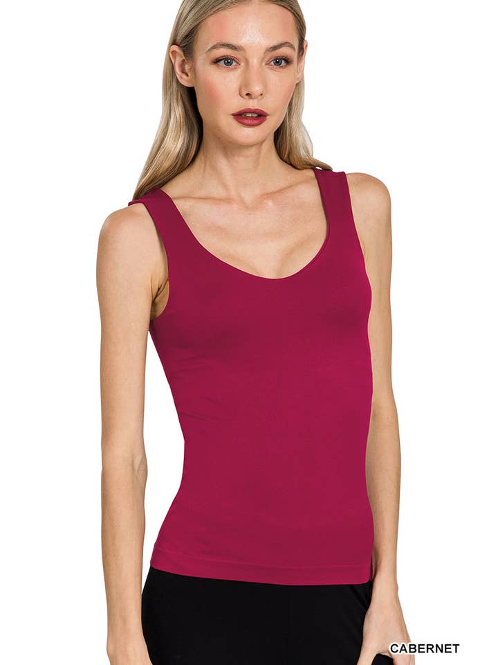 42POPS - Wholesale Tank top – Women′s - `.Seamless Tank Top w/ Built-in Bra11