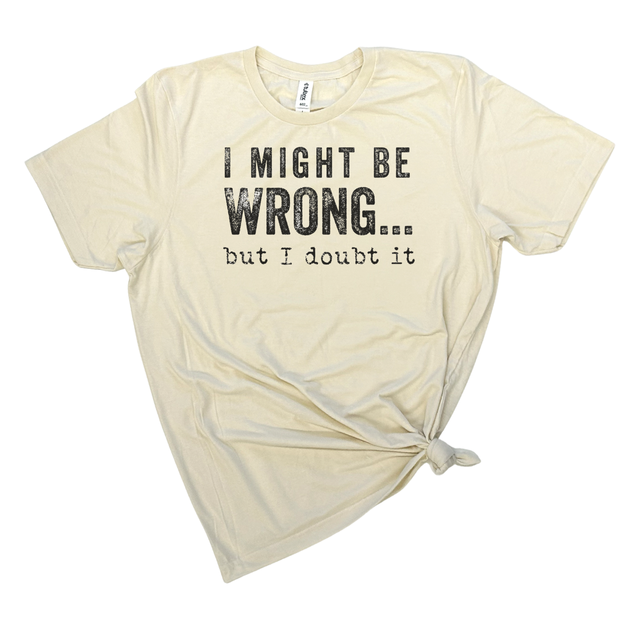 dkhandmade - Wholesale Screen Printed T-Shirt - Men's - I MIGHT BE WRONG T-SHIRT3