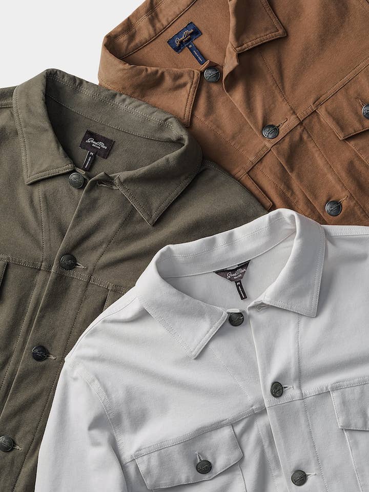 The Good Man Brand - Wholesale Denim jacket – Men's - Jean Jacket | Flex Pro Jersey1