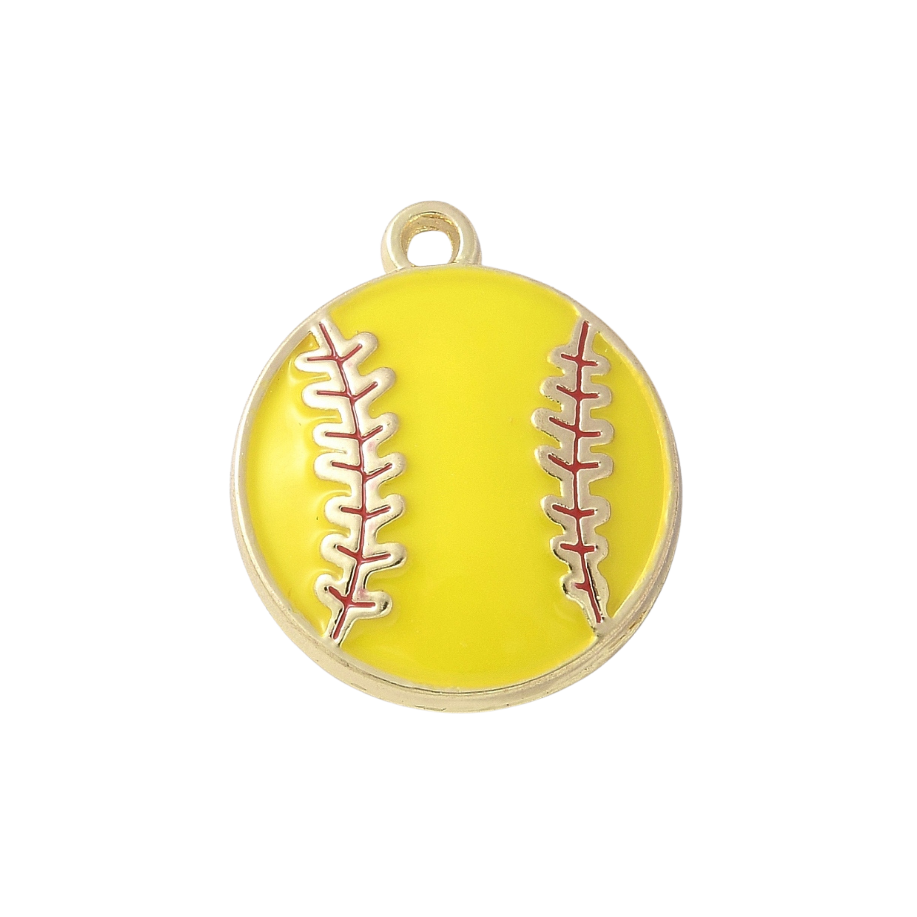 Love, Paige Designs - Vendita all'ingrosso Ciondolo/pendente - Ciondolo da Softball in Lega d'Oro0