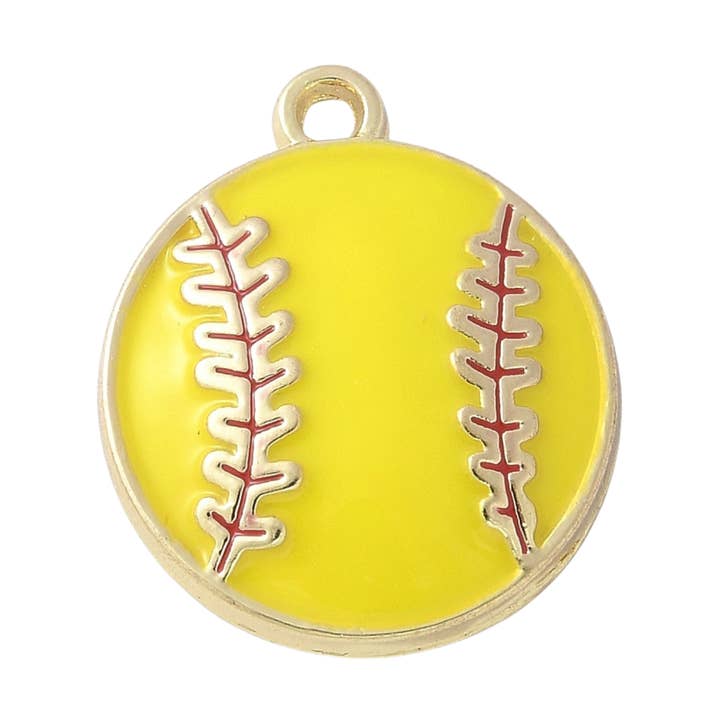 Love, Paige Designs – Großhandel Individueller Charm/Anhänger – Goldlegierung Softball-Anhänger0