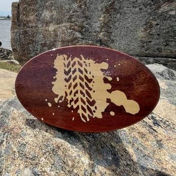 Hitch Cover - Puddle Track for wholesale by Stonington Designs/Hitch-Crafter