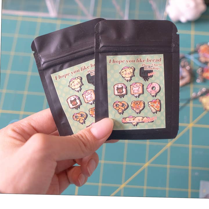 Bread Phone Charm Gatcha for wholesale by Milki Tea Studios