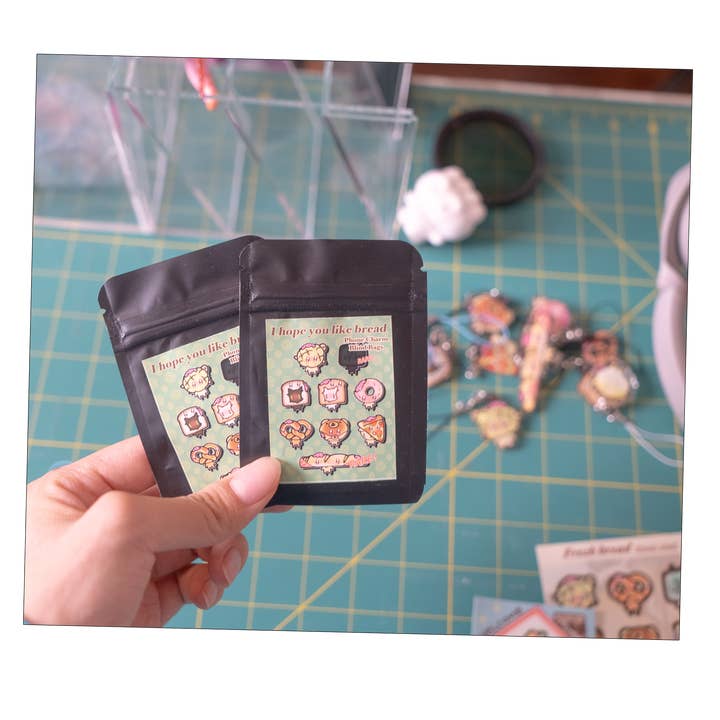Bread Phone Charm Gatcha for wholesale by Milki Tea Studios