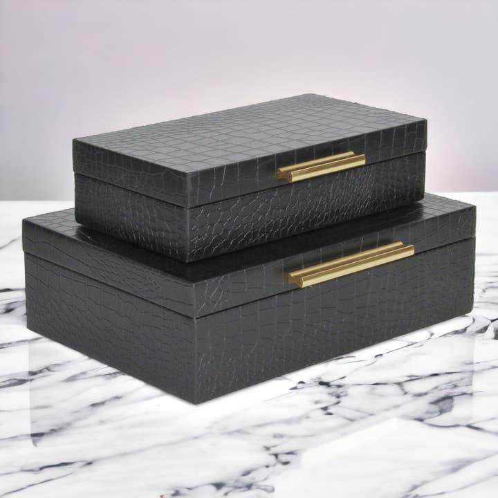 Cheungs Home Decor - Wholesale Jewelry Box/Organizer - Lusan Rectangular Decorative Box Set60