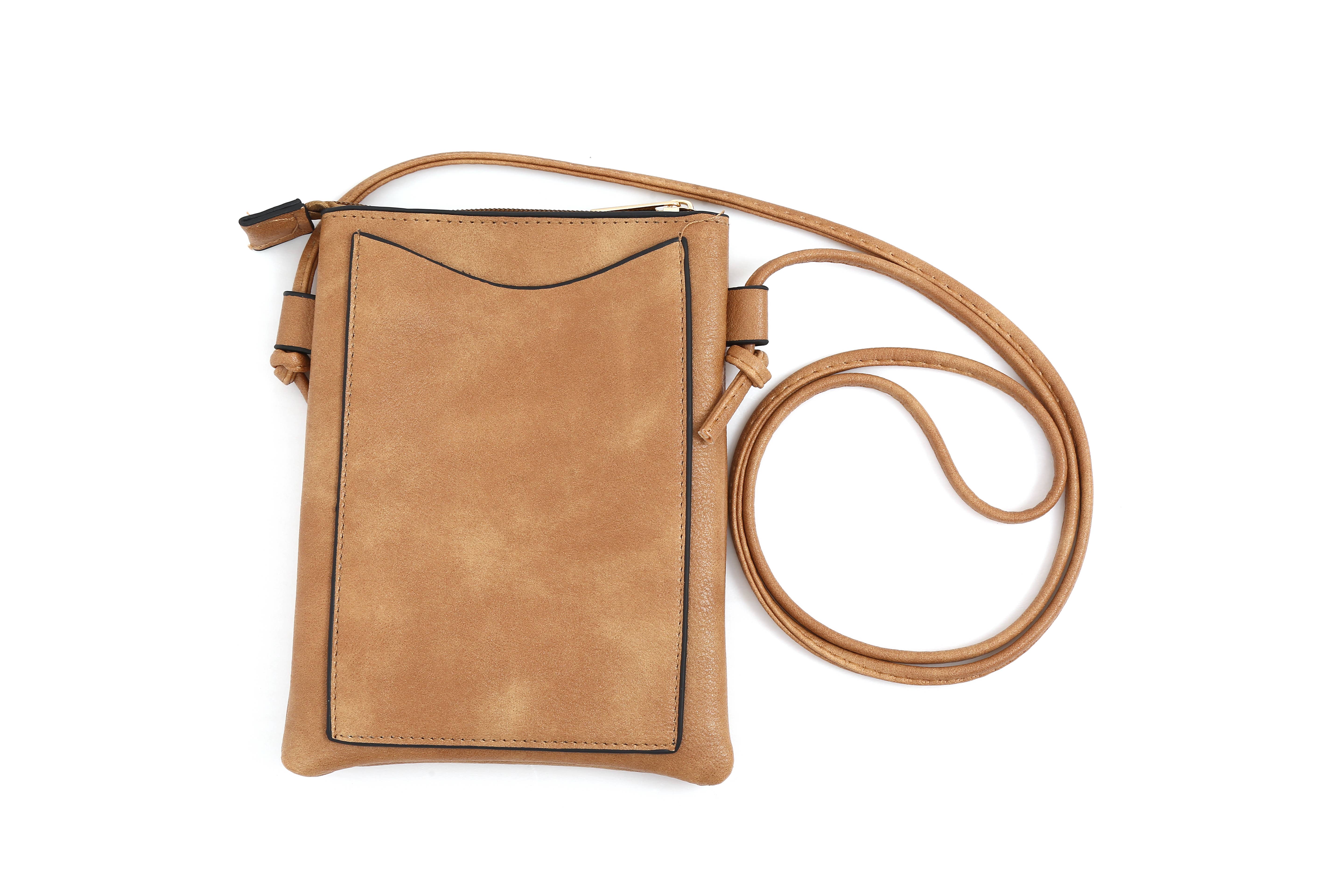 Shine Mark Accessories - Wholesale Crossbody Bag - Women's - Beige - Heart Cut Crossbody Cellphone Bags1