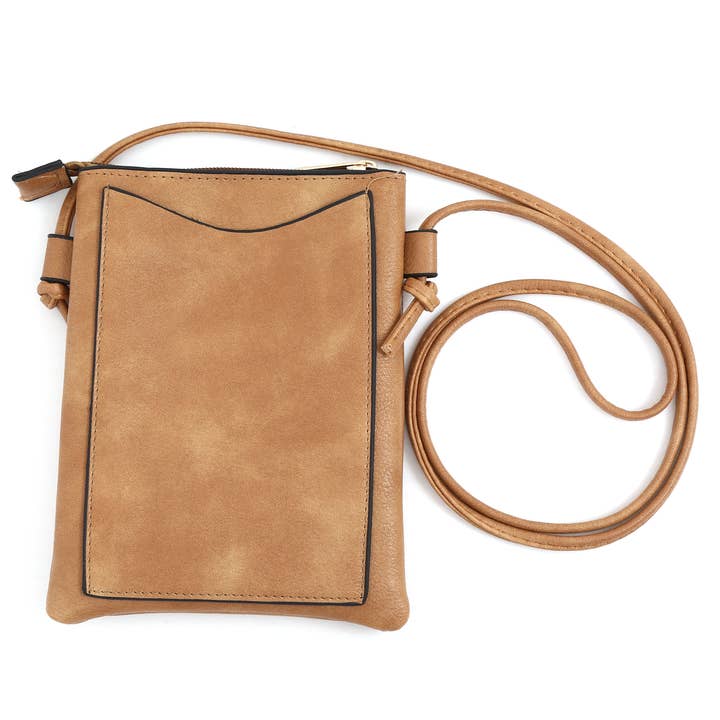 Shine Mark Accessories - Wholesale Crossbody Bag - Women's - Beige - Heart Cut Crossbody Cellphone Bags1